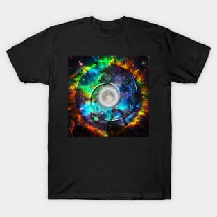 Moon in fantasy space T-Shirt